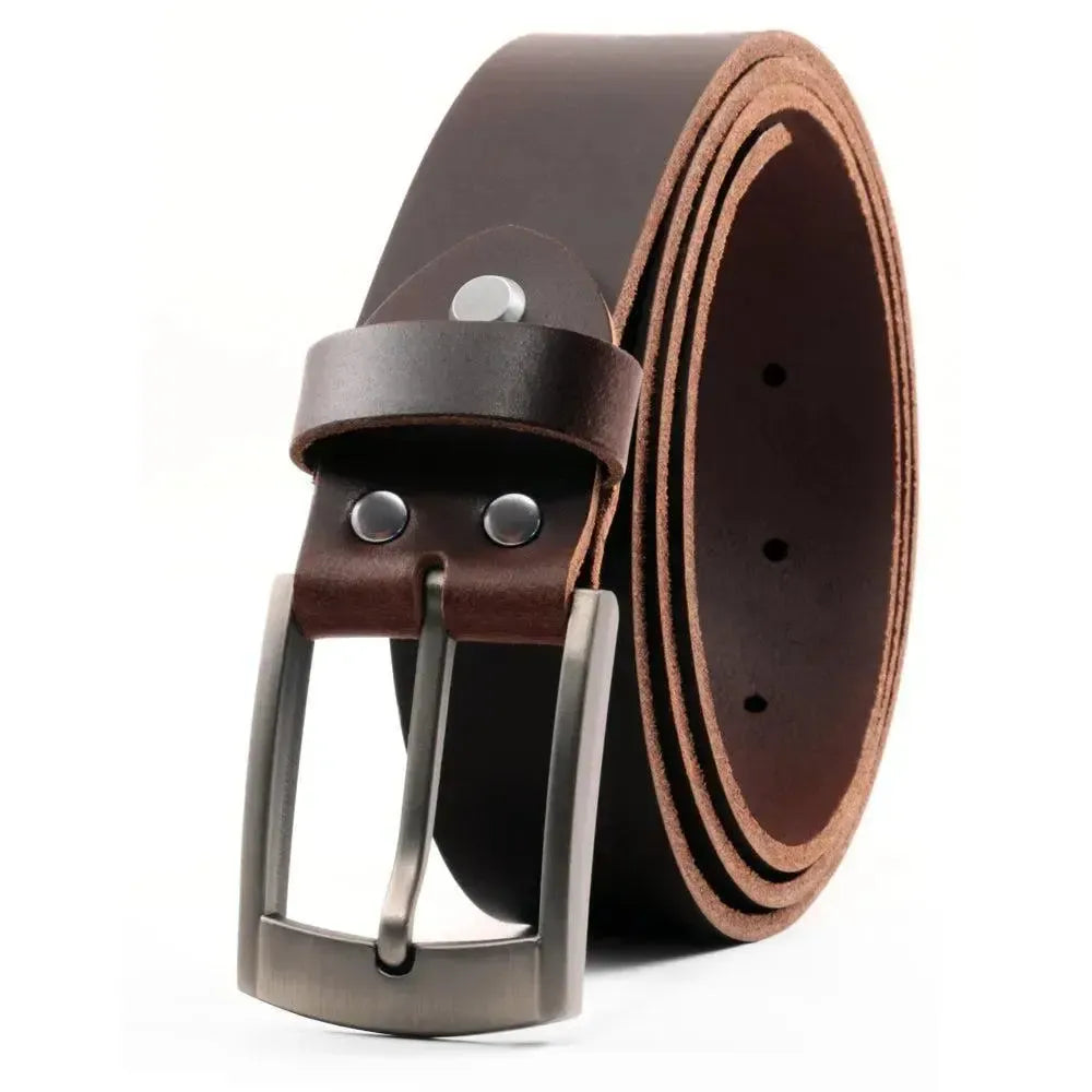 Cinturón de cuero para hombre y mujer – 35 mm, de cuero completo, acortable – Hecho en Alemania | Austin