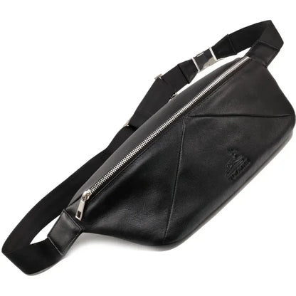 Leichte Crossbody Bag Schultertasche aus Echt-Leder – geräumige und robuste Sling Bag | Bag9910
