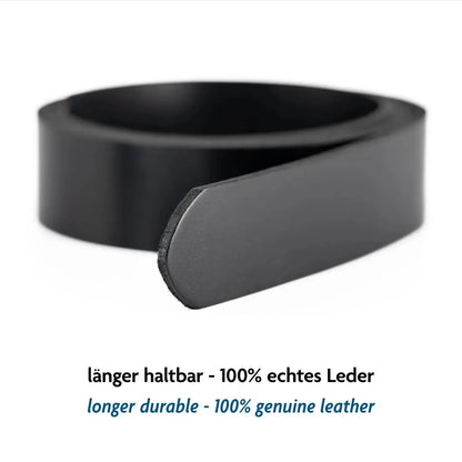 Ratschengürtel Leder Herren – Automatikschließe 35mm – 125cm kürzbar – 40 Designs | ATG