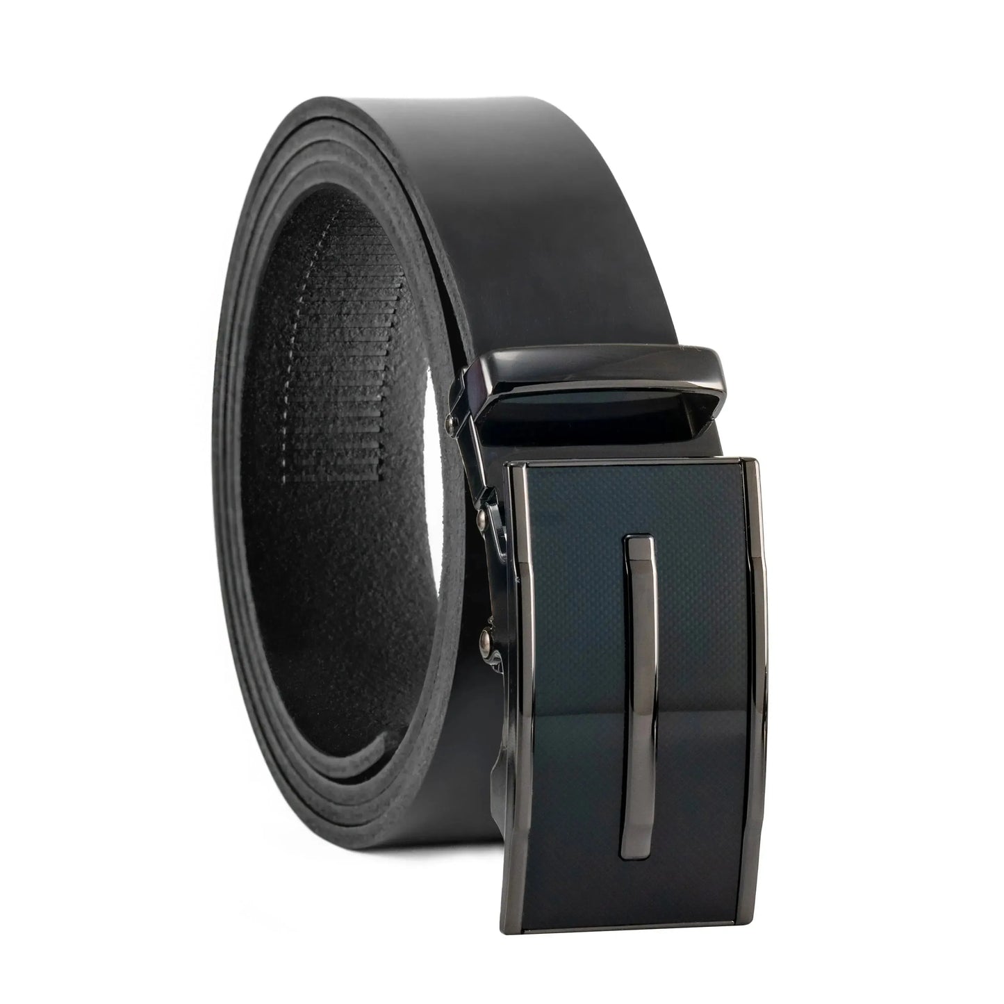 Ratschengürtel aus Leder mit Automatikschließe – Breite 35mm – Bundgröße 125cm, kürzbar | ATG