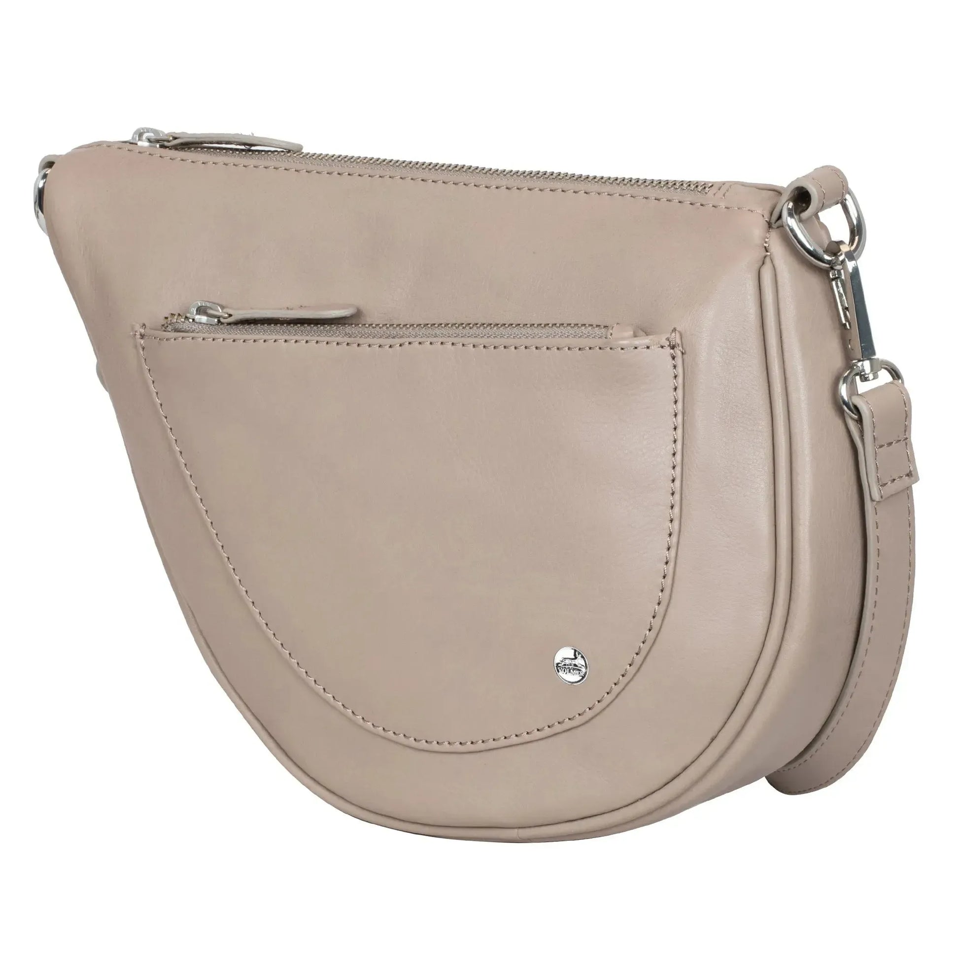 Leather shoulder bag – clutch and crossbody bag – with detachable, adjustable strap | Vicenza model