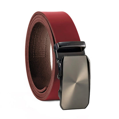 Ratschengürtel aus Leder mit Automatikschließe – Breite 35mm – Bundgröße 125cm, kürzbar | ATG