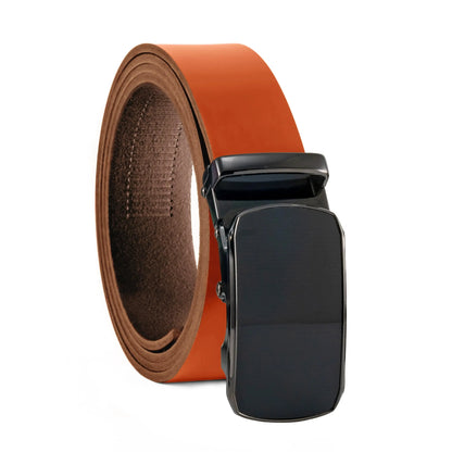 Ratschengürtel aus Leder mit Automatikschließe – Breite 35mm – Bundgröße 125cm, kürzbar | ATG