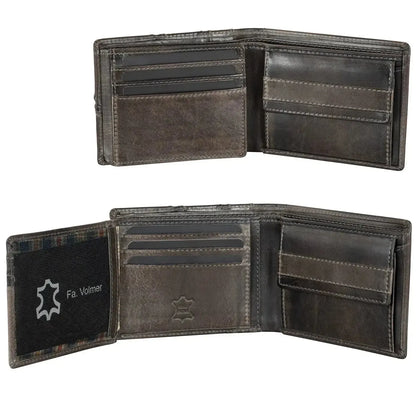 Leather Wallet for Men with RFID Protection - Fashionable Design - 10 Slots for Credit Cards | VO37