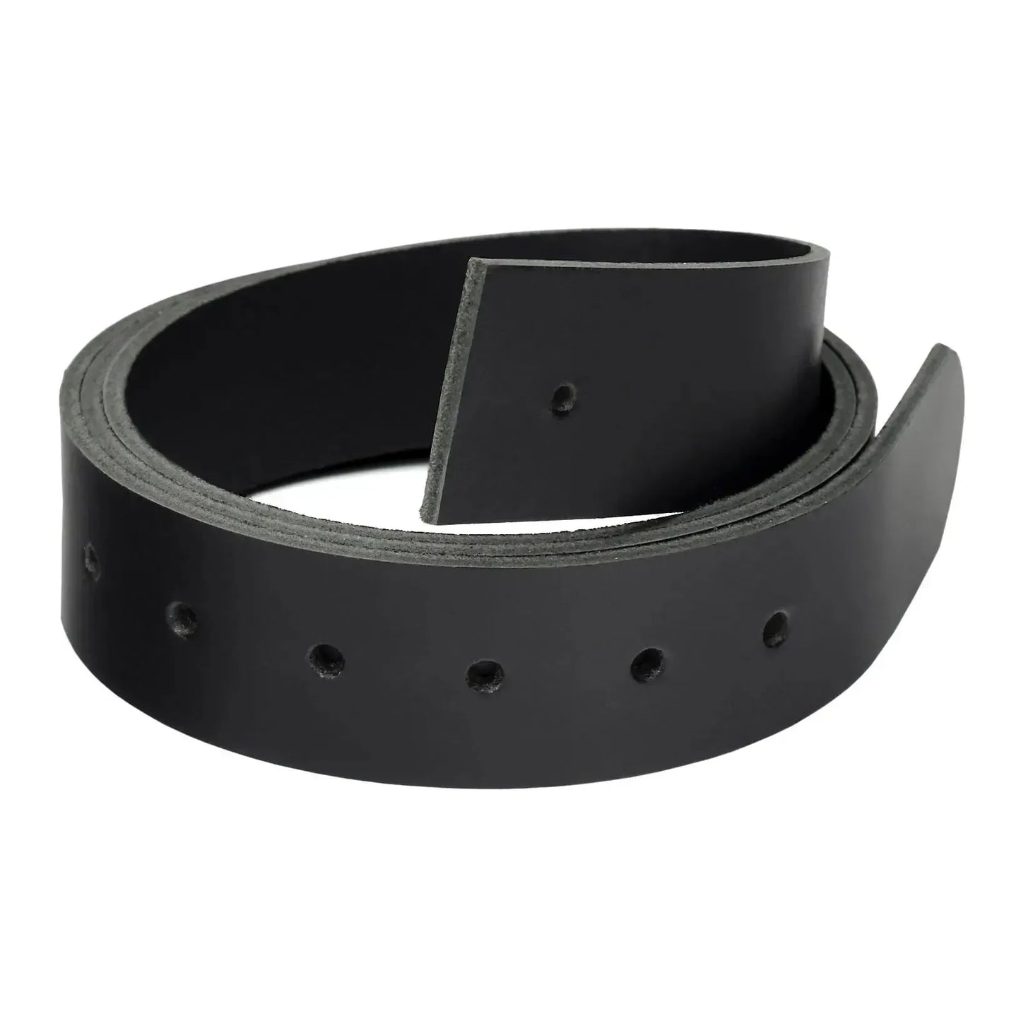 Gürtelriemen als Ersatzteil für schwarzen Ledergürtel 38 mm - bis Bundweite 125 cm - kürzbar | Riemen-10125