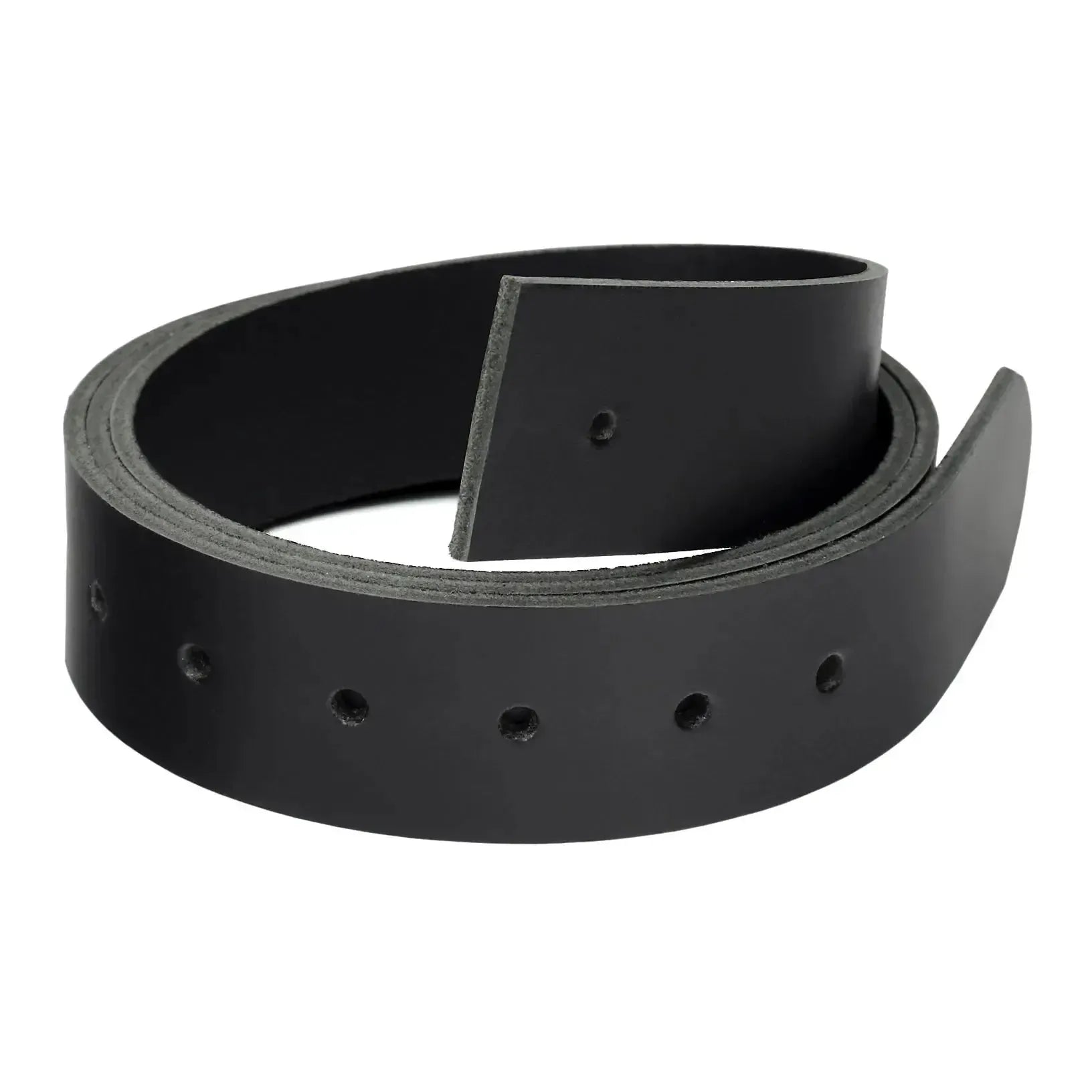 Gürtelriemen als Ersatzteil für schwarzen Ledergürtel 38 mm - bis Bundweite 125 cm - kürzbar | Riemen-10125