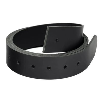 Gürtelriemen als Ersatzteil für schwarzen Ledergürtel 38 mm - bis Bundweite 125 cm - kürzbar | Riemen-10125