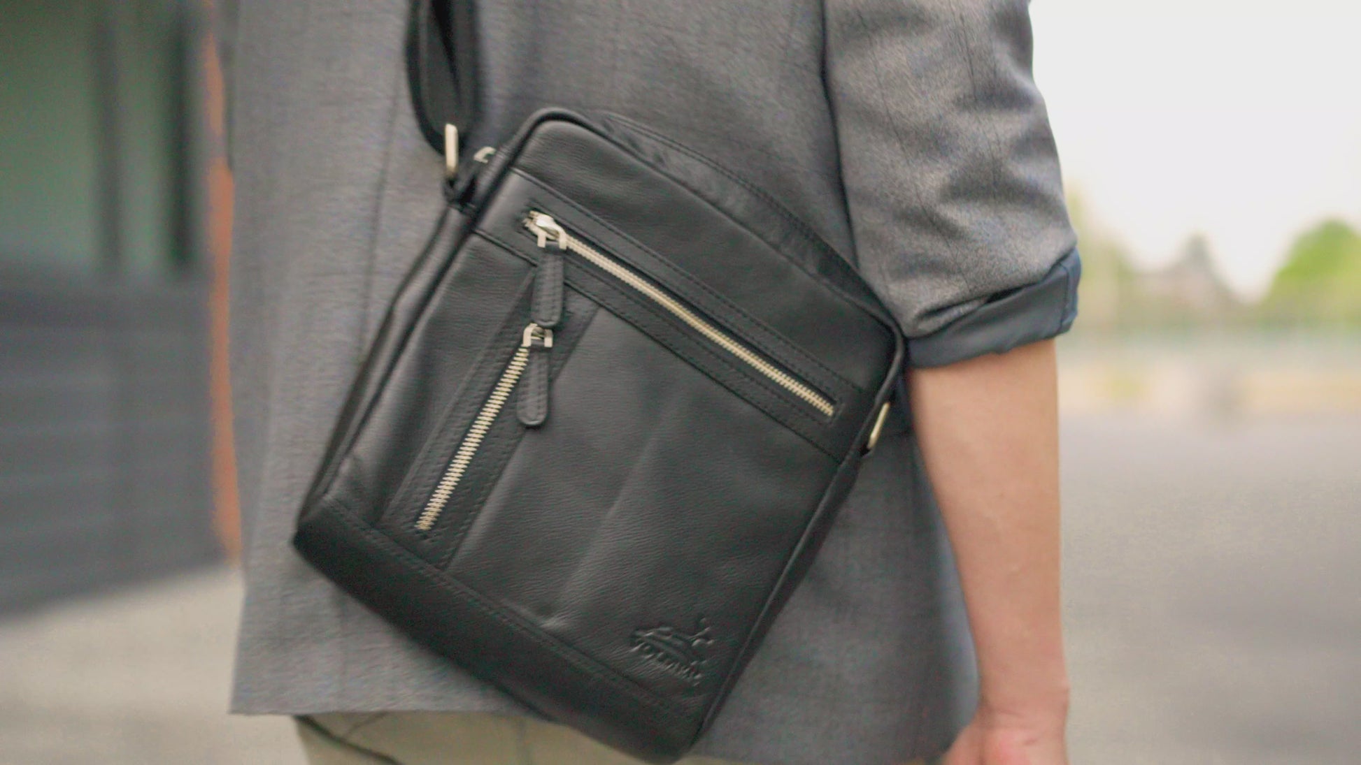 Umhängetasche Leder für Herren und Damen – funktionale Schultertasche für jeden Tag