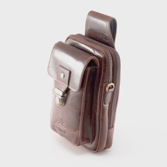 Leckerlitasche -  Gassitasche - Leder - Fa.Volmer