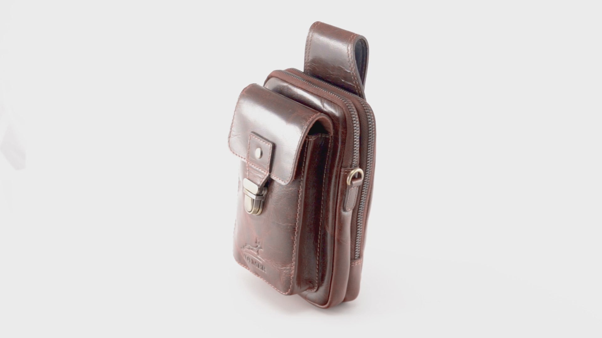 Leckerlitasche -  Gassitasche - Leder - Fa.Volmer